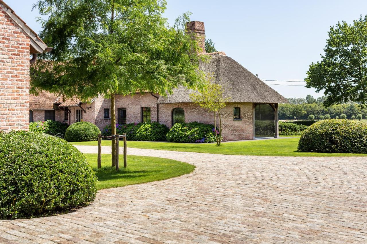 Hoeve Den Akker - Luxueuze Vakantiewoningen Met Privetuinen En Alpaca'S Nabij Brugge, Damme, Knokke, Sluis En Cadzand מראה חיצוני תמונה