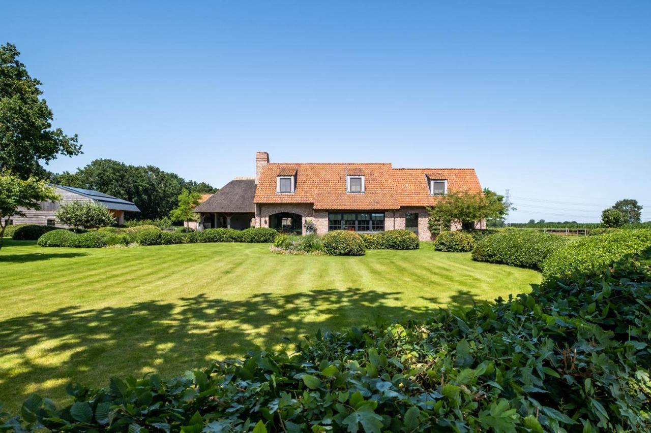 Hoeve Den Akker - Luxueuze Vakantiewoningen Met Privetuinen En Alpaca'S Nabij Brugge, Damme, Knokke, Sluis En Cadzand מראה חיצוני תמונה